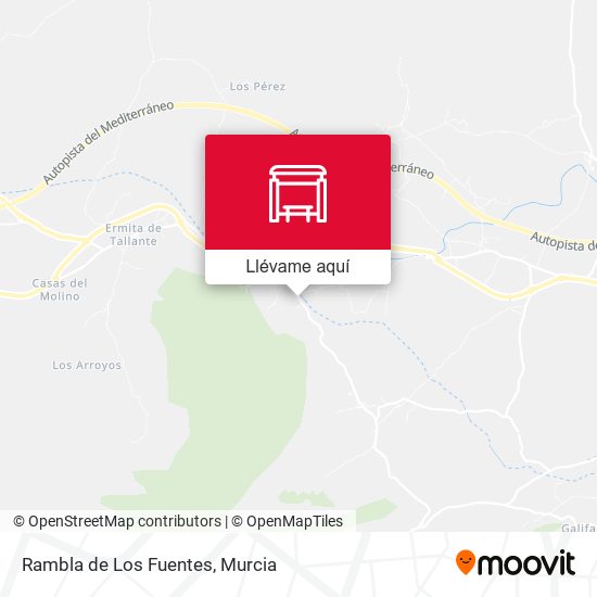 Mapa Rambla de Los Fuentes