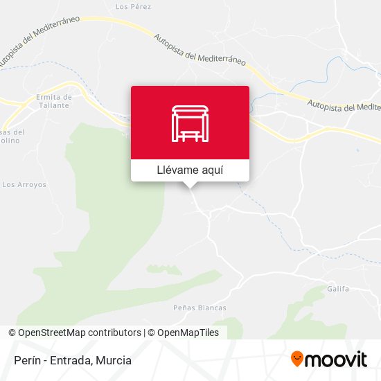 Mapa Perín - Entrada