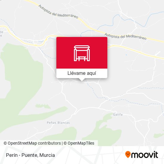 Mapa Perín - Puente