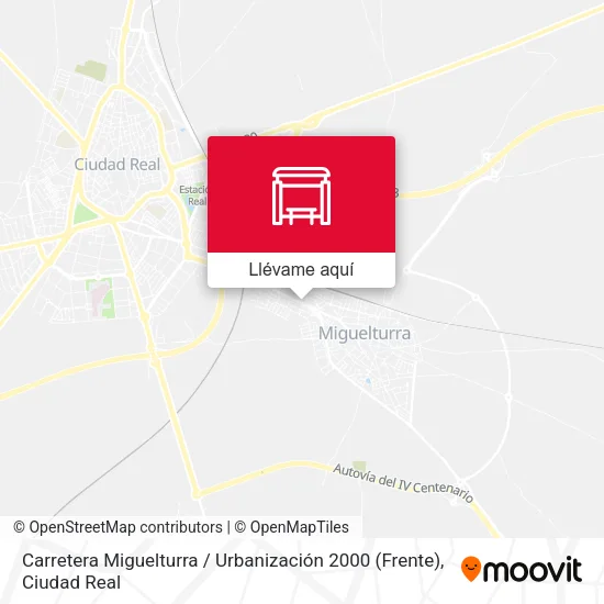 Mapa Carretera Miguelturra / Urbanización 2000 (Frente)