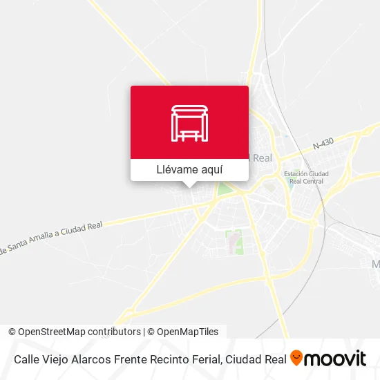 Mapa Calle Viejo Alarcos Frente Recinto Ferial