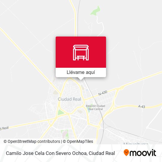 Mapa Camilo Jose Cela Con Severo Ochoa