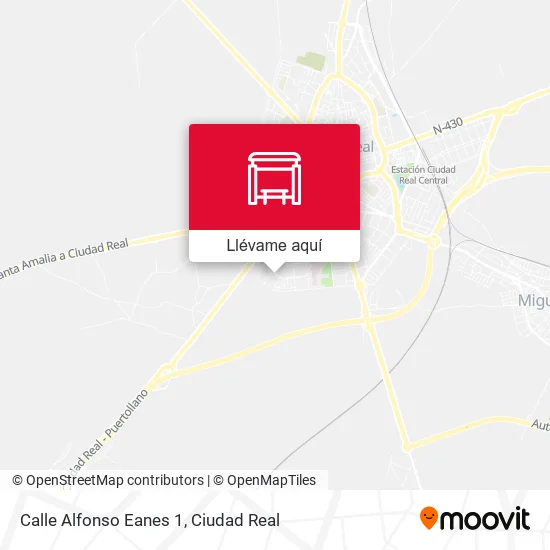 Mapa Calle Alfonso Eanes 1