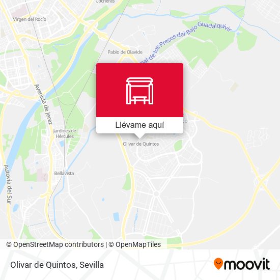 Mapa Olivar de Quintos