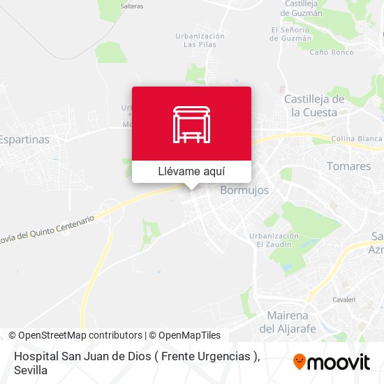 Mapa Hospital San Juan de Dios ( Frente Urgencias )