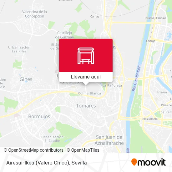 Mapa Airesur-Ikea (Valero Chico)
