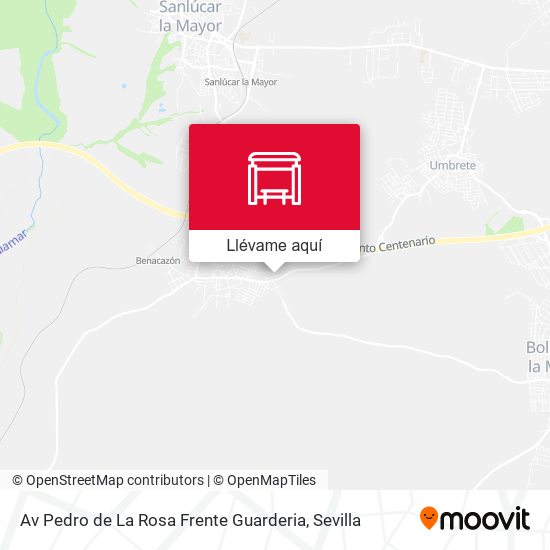 Mapa Av Pedro de La Rosa Frente Guarderia