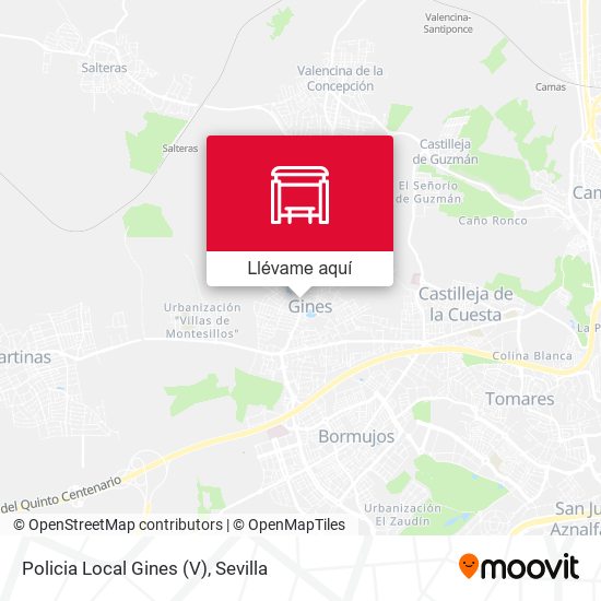 Mapa Policia Local Gines (V)