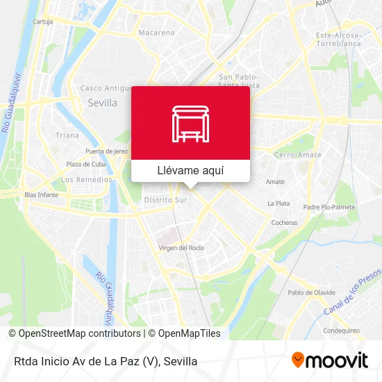 Mapa Rtda Inicio Av de La Paz (V)