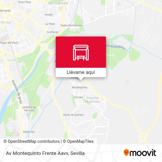 Mapa Av Montequinto Frente Aavv