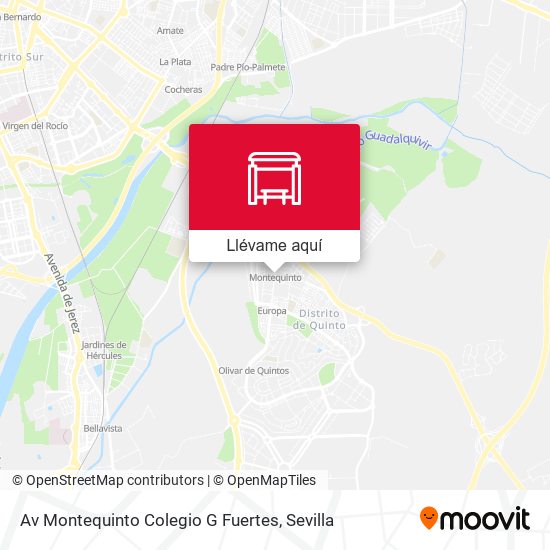 Mapa Av Montequinto Colegio G Fuertes