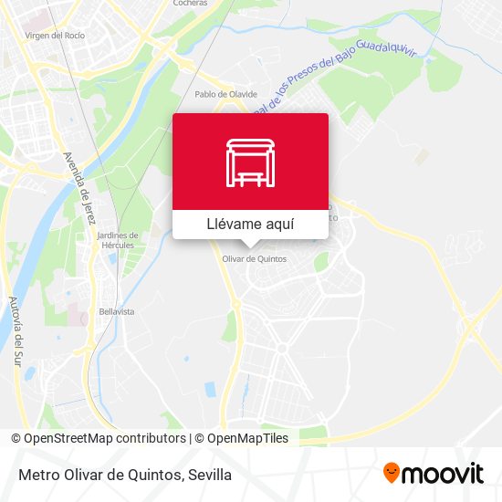 Mapa Metro Olivar de Quintos