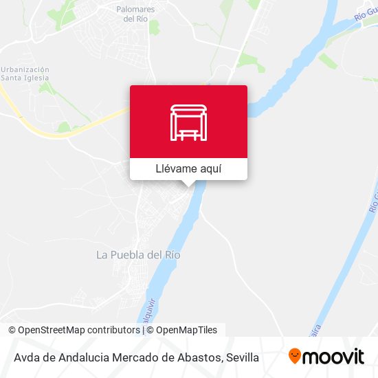 Mapa Avda de Andalucia Mercado de Abastos