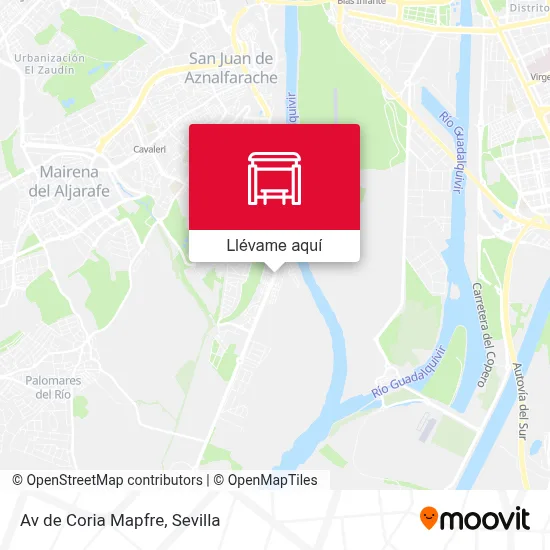Mapa Av de Coria Mapfre