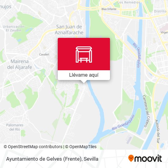 Mapa Ayuntamiento de Gelves (Frente)