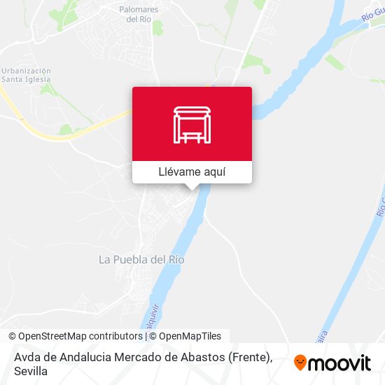 Mapa Avda de Andalucia Mercado de Abastos (Frente)