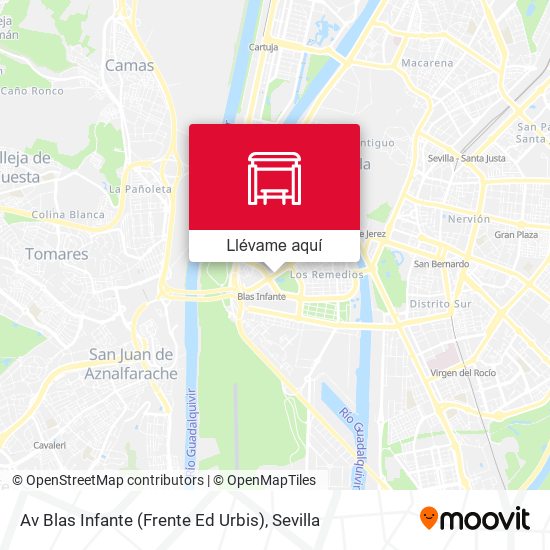 Mapa Av Blas Infante (Frente Ed Urbis)