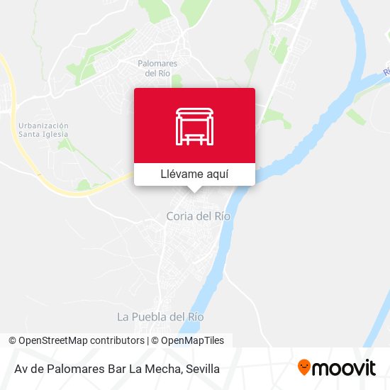 Mapa Av de Palomares Bar La Mecha