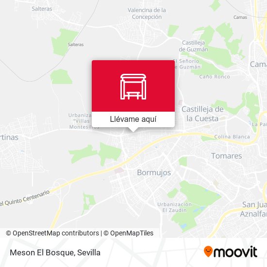 Mapa Meson El Bosque