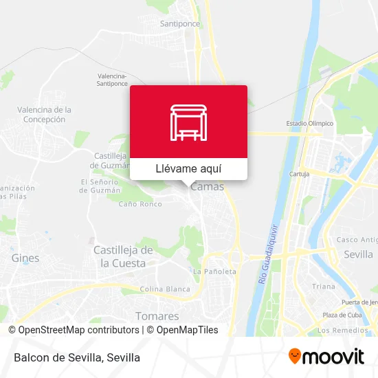 Mapa Balcon de Sevilla