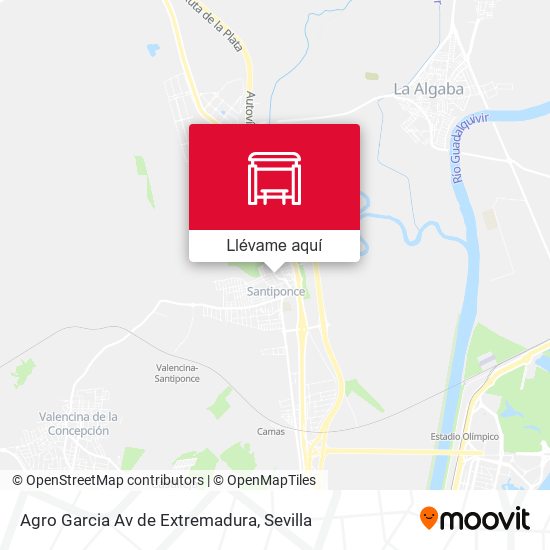 Mapa Agro Garcia Av de Extremadura