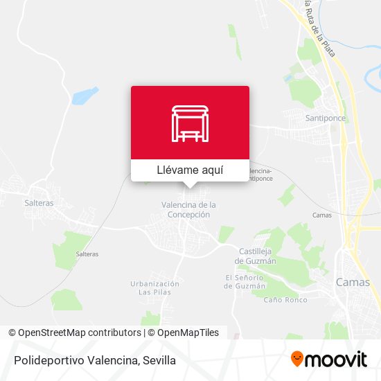 Mapa Polideportivo Valencina