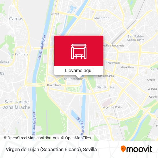 Mapa Virgen de Luján (Sebastián Elcano)