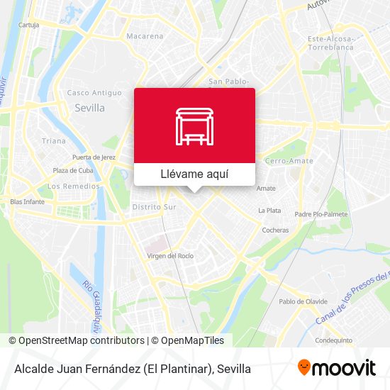 Mapa Alcalde Juan Fernández (El Plantinar)