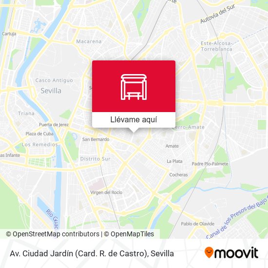 Mapa Av. Ciudad Jardín (Card. R. de Castro)