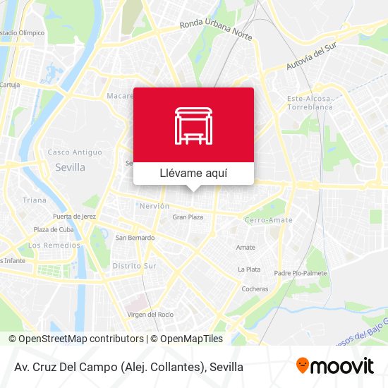 Mapa Av. Cruz Del Campo (Alej. Collantes)