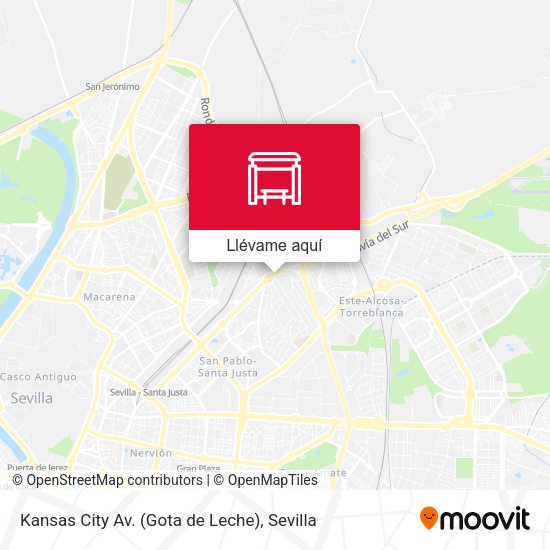 Mapa Kansas City  Av. (Gota de Leche)