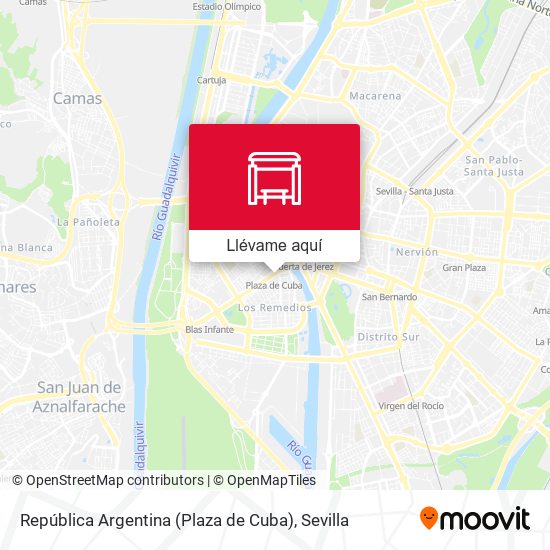 Mapa República Argentina (Plaza de Cuba)