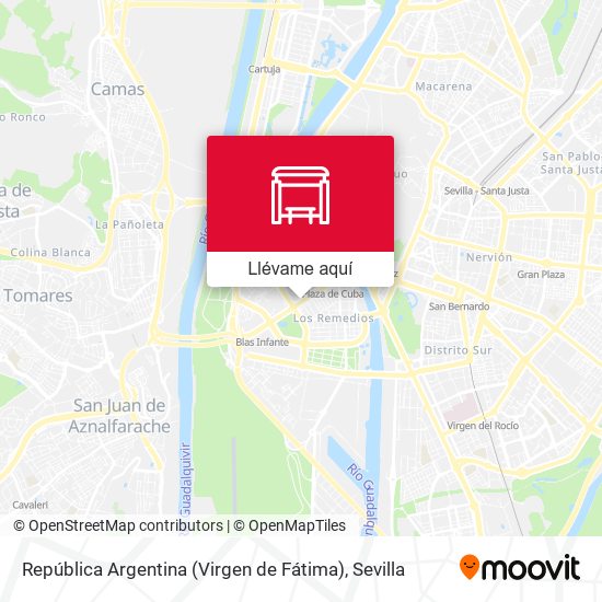 Mapa República Argentina (Virgen de Fátima)