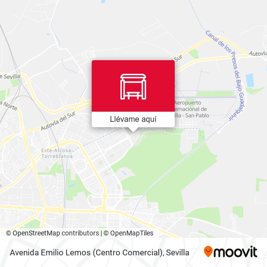 Mapa Avenida Emilio Lemos (Centro Comercial)