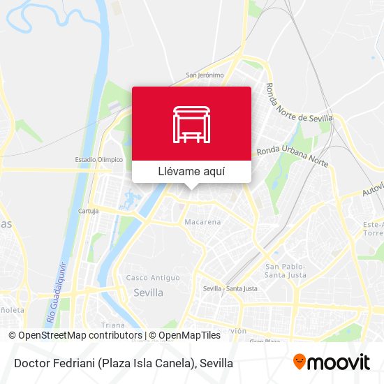 Mapa Doctor Fedriani (Plaza Isla Canela)
