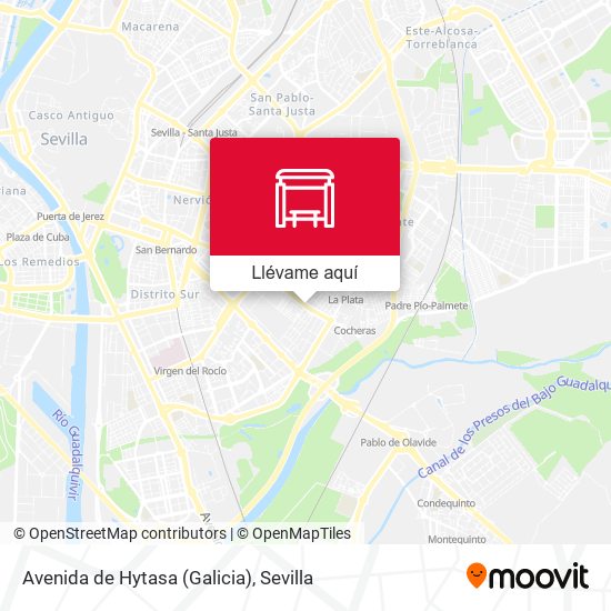 Mapa Avenida de Hytasa (Galicia)