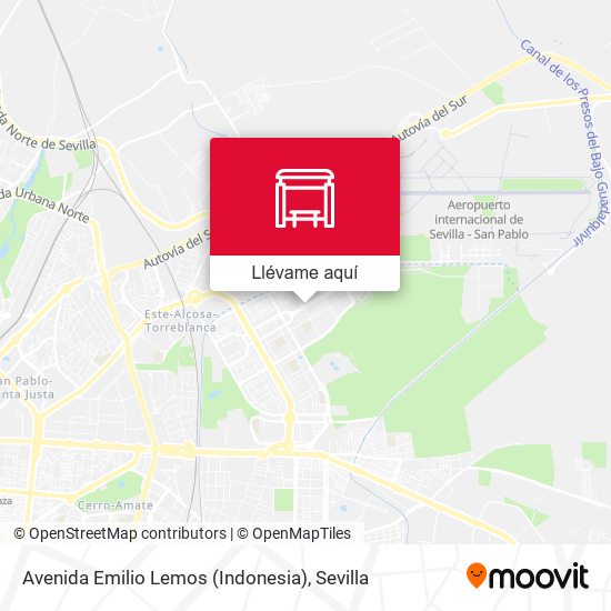 Mapa Avenida Emilio Lemos (Indonesia)