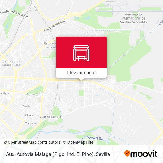 Mapa Aux. Autovía Málaga (Plgo. Ind. El Pino)