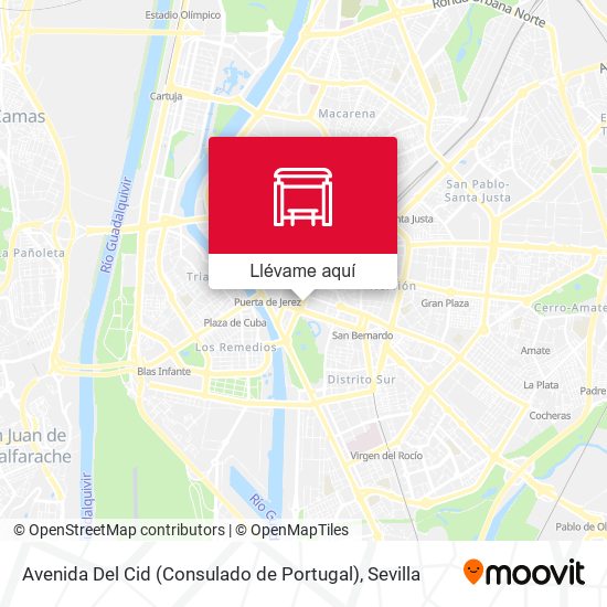 Mapa Avenida Del Cid (Consulado de Portugal)