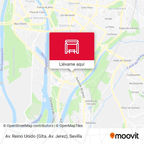 Mapa Av. Reino Unido (Glta. Av. Jerez)