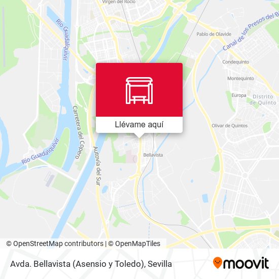 Mapa Avda. Bellavista (Asensio y Toledo)