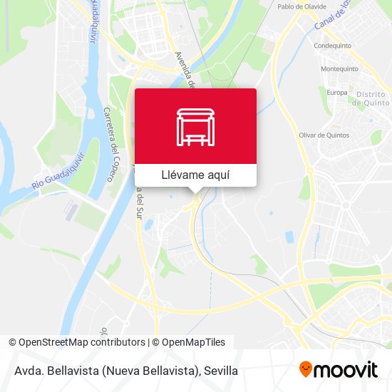 Mapa Avda. Bellavista (Nueva Bellavista)