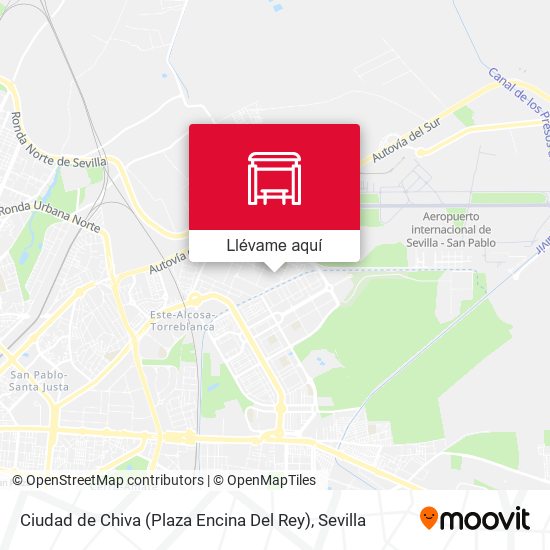 Mapa Ciudad de Chiva (Plaza Encina Del Rey)