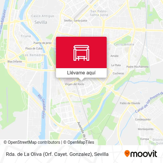 Mapa Rda. de La Oliva (Orf. Cayet. Gonzalez)