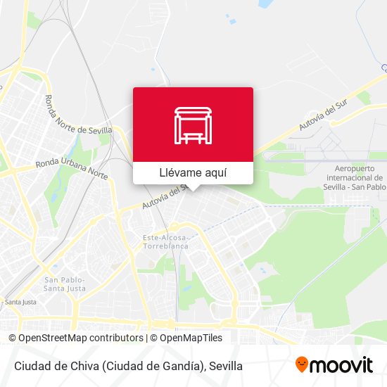 Mapa Ciudad de Chiva (Ciudad de Gandía)