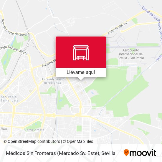 Mapa Médicos Sin Fronteras (Mercado Sv. Este)