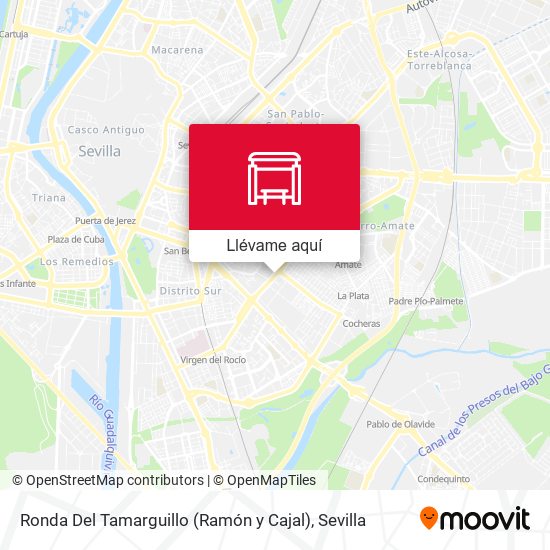 Mapa Ronda Del Tamarguillo (Ramón y Cajal)