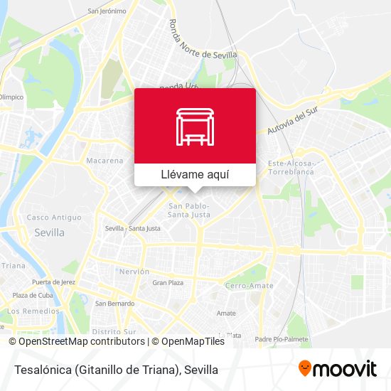 Mapa Tesalónica (Gitanillo de Triana)