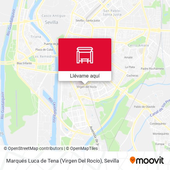 Mapa Marqués Luca de Tena (Virgen Del Rocío)