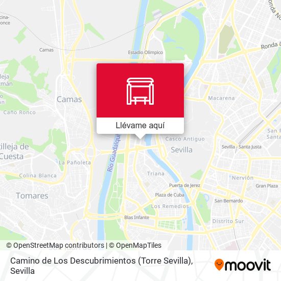 Mapa Camino de Los Descubrimientos (Torre Sevilla)